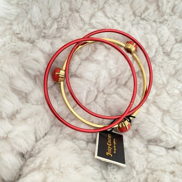 Juicy Couture Gold Tone 3-pieces Bangle  Bracelet NWT - Picture 9 of 11